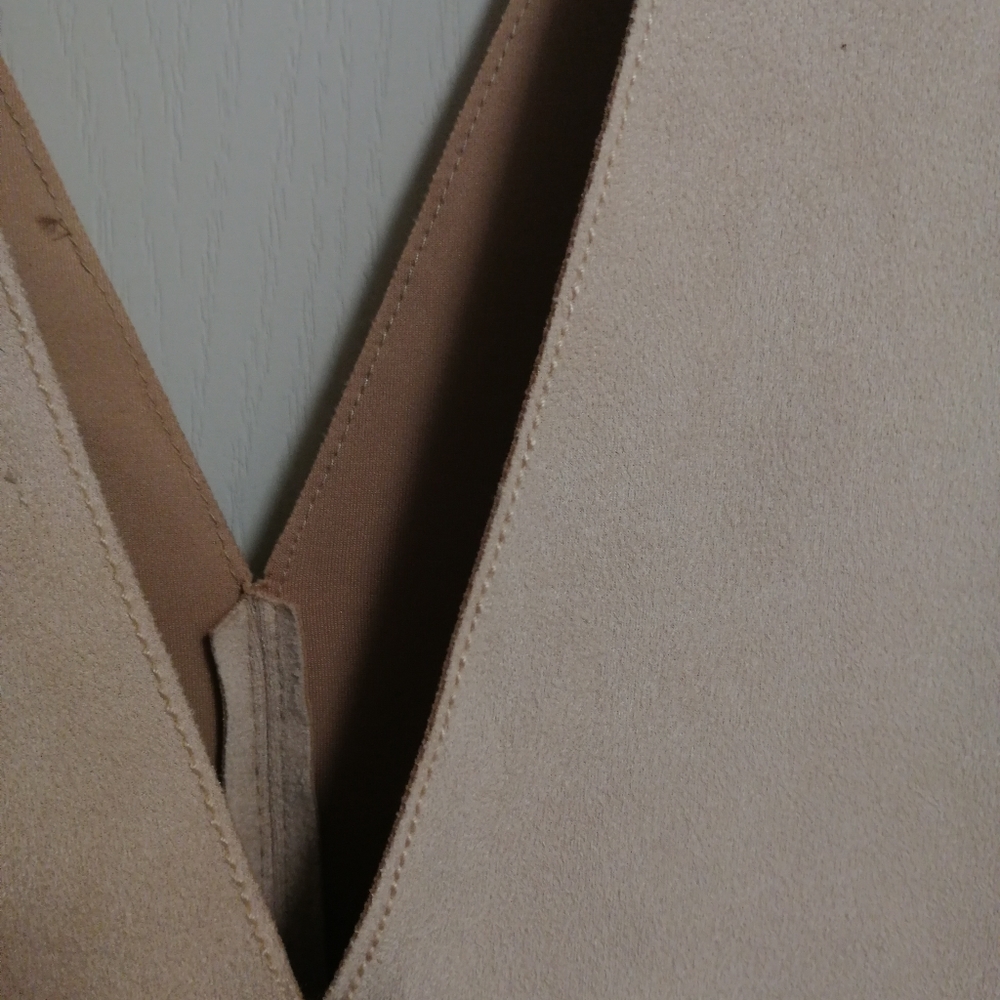 Zara suede-like soft sleeveless dress